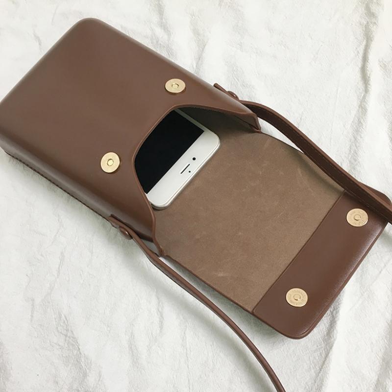 Black Versatile Single Shoulder Crossbody Phone Bag 6