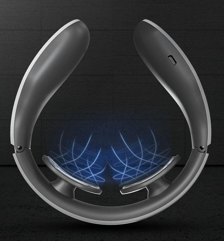 Remote Heating Neck Massager With Electromagnetic Pulse And Heat 12