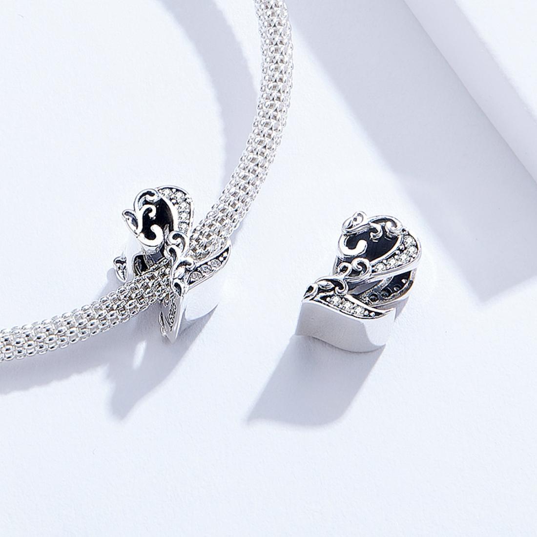 925 Sterling Silver Relief Number Series 0 9 Beads For Diy Bracelets And Necklaces Style - 2 6