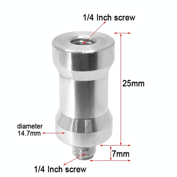 10-Pack 1 / 4 Screw Adapter - Female To Male 3