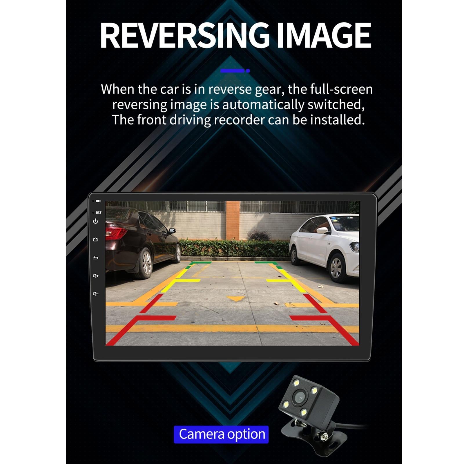 9 Inch Car Android Player Gps Navigation Bluetooth Touch Radio Mirror Link Fm Wifi Steering Wheel Control Standard Version + Carplay 9