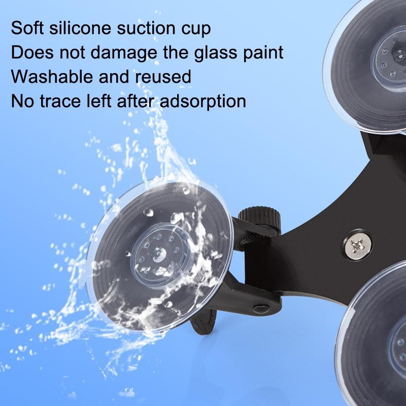 Universal Car Suction Cup Mount for Video Shooting and Phone Clip 4