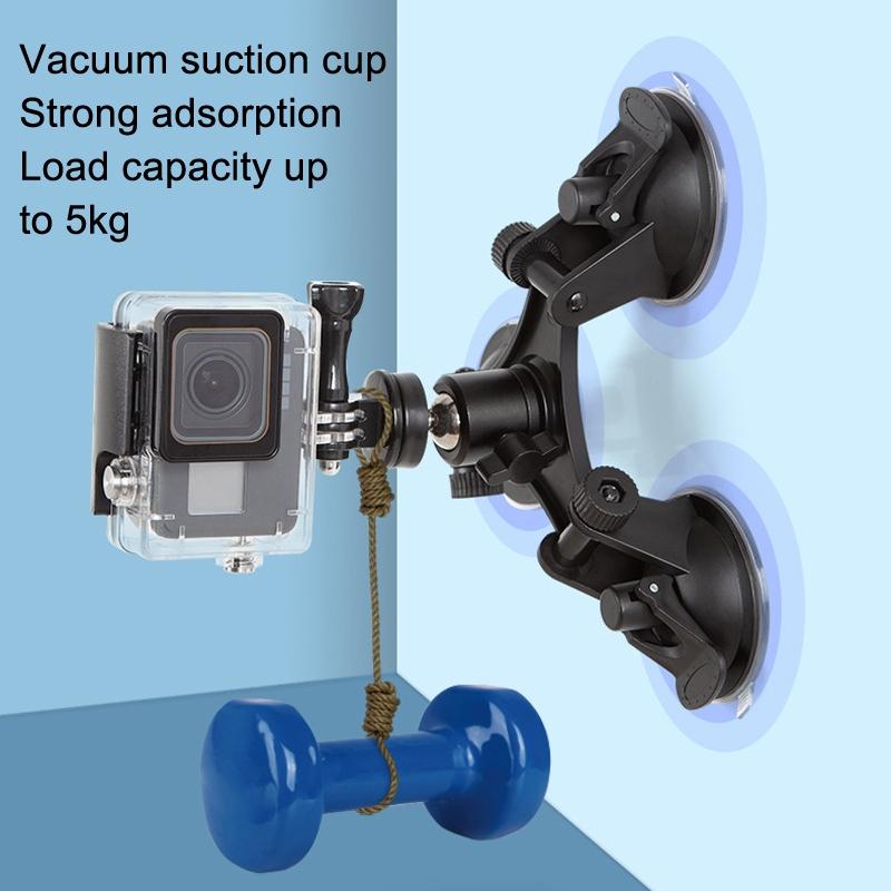 Universal Car Suction Cup Mount for Video Shooting and Phone Clip 6