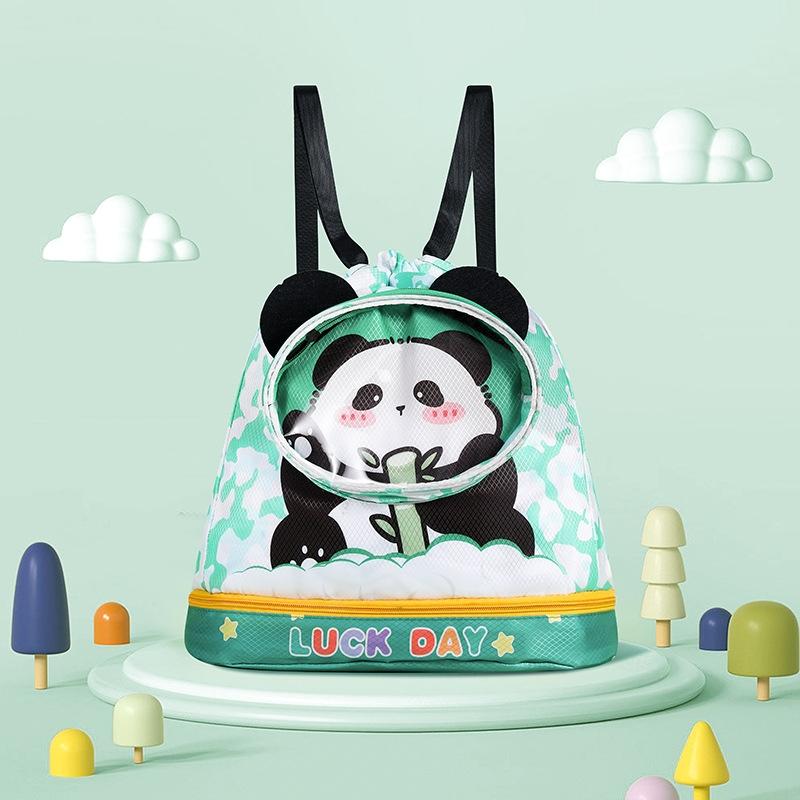 Kids' Cartoon Swim Bag Waterproof Dry / Wet Portable - Large Panda