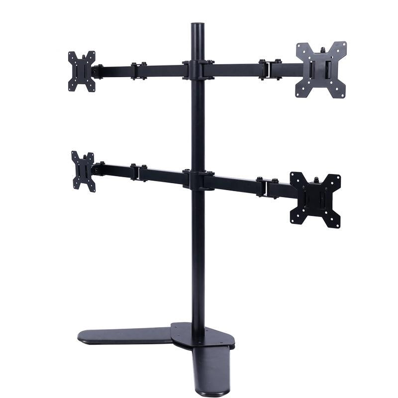 Multi-screen Desktop Monitor Stand Base - Lifts and Organizes 3