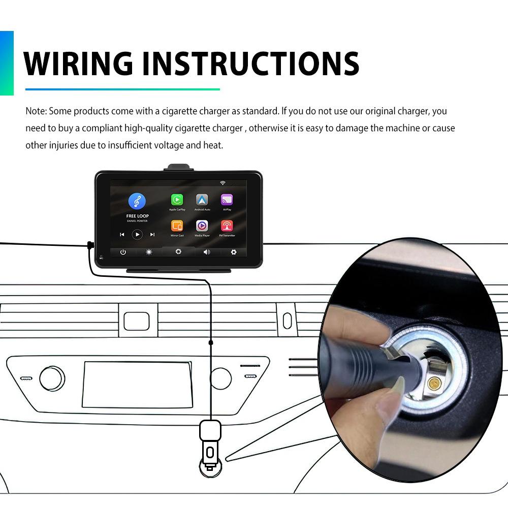 7 Inch Hd Smart Screen Carplay + Android Auto + Android - 64Gb 6