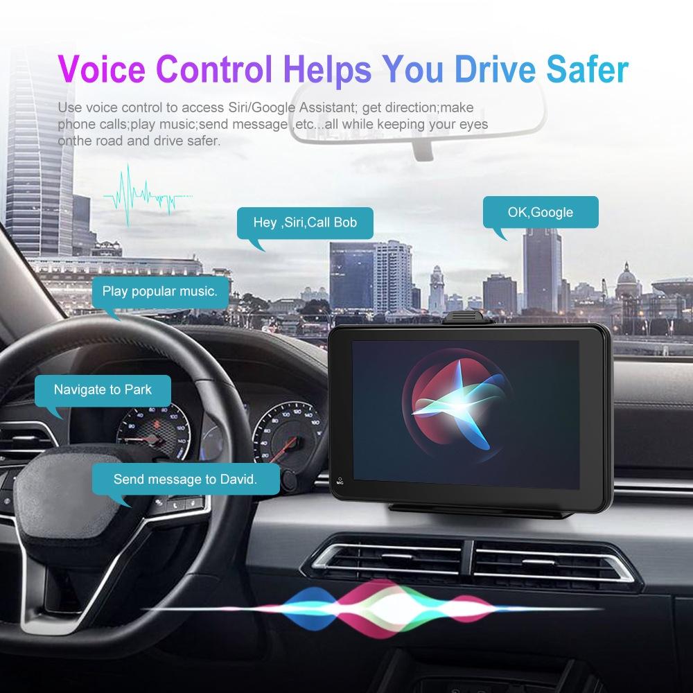 7 Inch Hd Smart Screen Carplay + Android Auto + Android - 64Gb 12