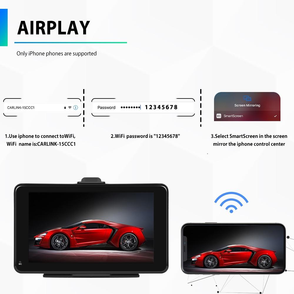 7 Inch Hd Smart Screen Carplay + Android Auto + Android - 64Gb 13