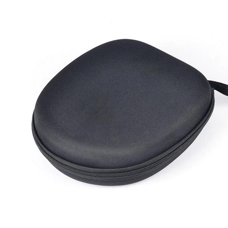 Round Zippered Headphone Storage Bag - Portable and Compact 5