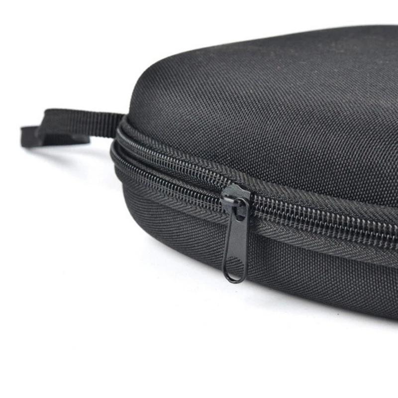 Round Zippered Headphone Storage Bag - Portable and Compact 6