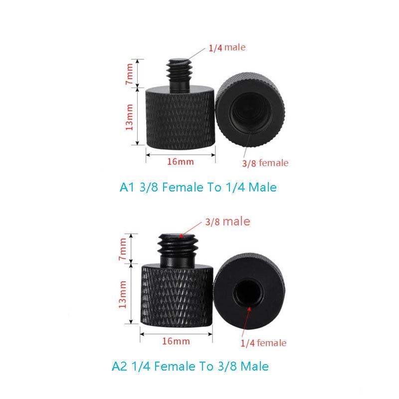 10-Piece 3 / 8 To 1 / 4 Screw Adapter - Red 4