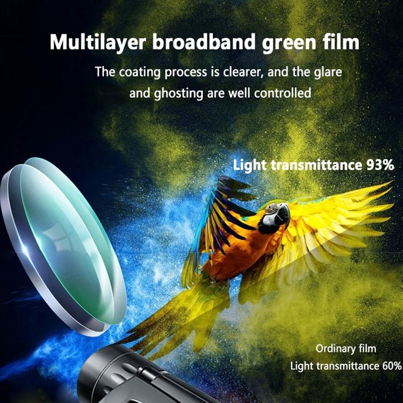 Foldable Hunting Binoculars for Outdoor Adventures - 500 X 25 With Phone Clip 7