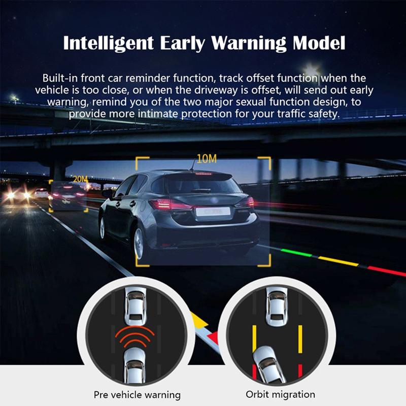 Android Car Recorder with High Definition 720p Usb Connection Adas Driving Alert System - 32G 5