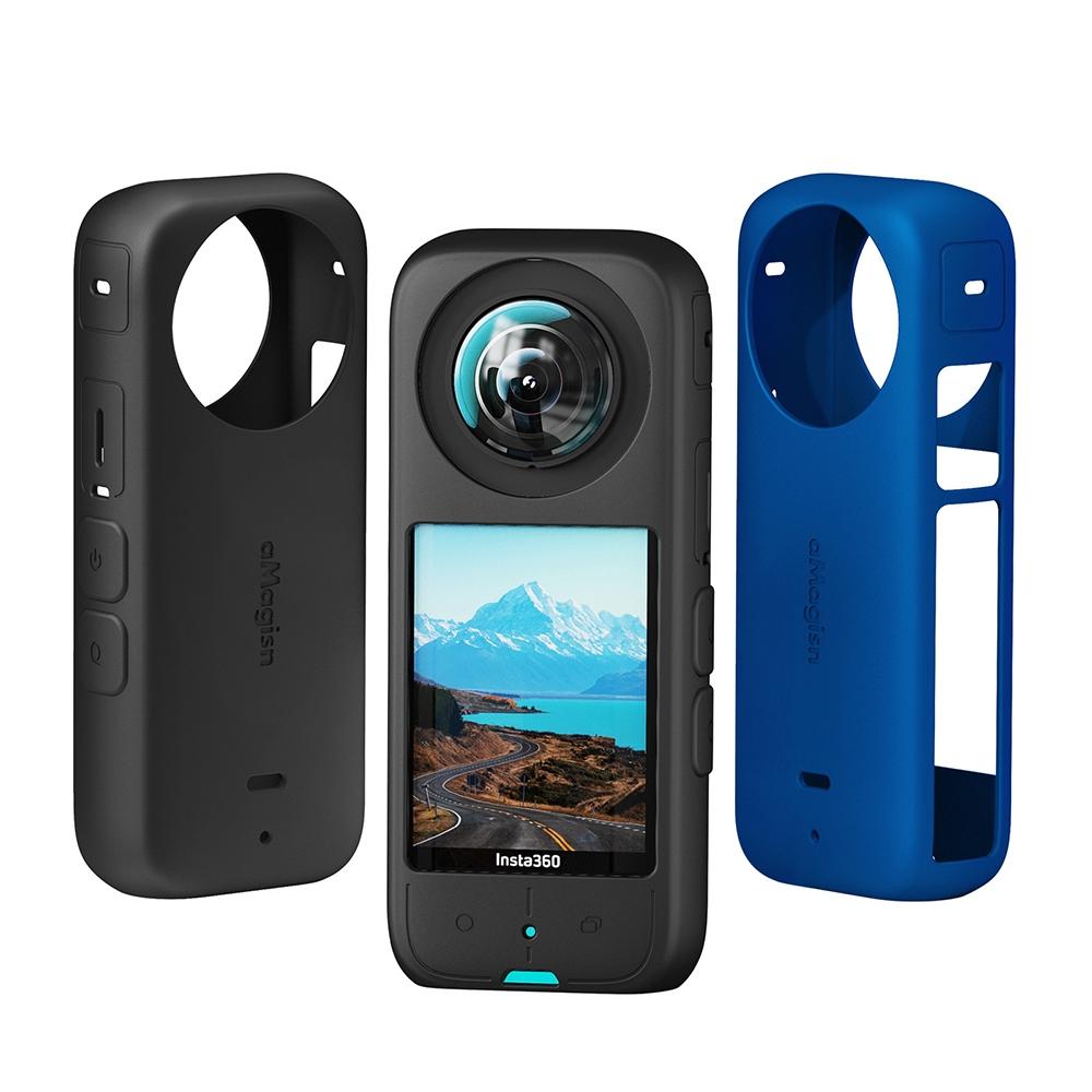 Amagisn Silicone Protective Cover for Insta360 X3 Body - Body Case (Black) 3