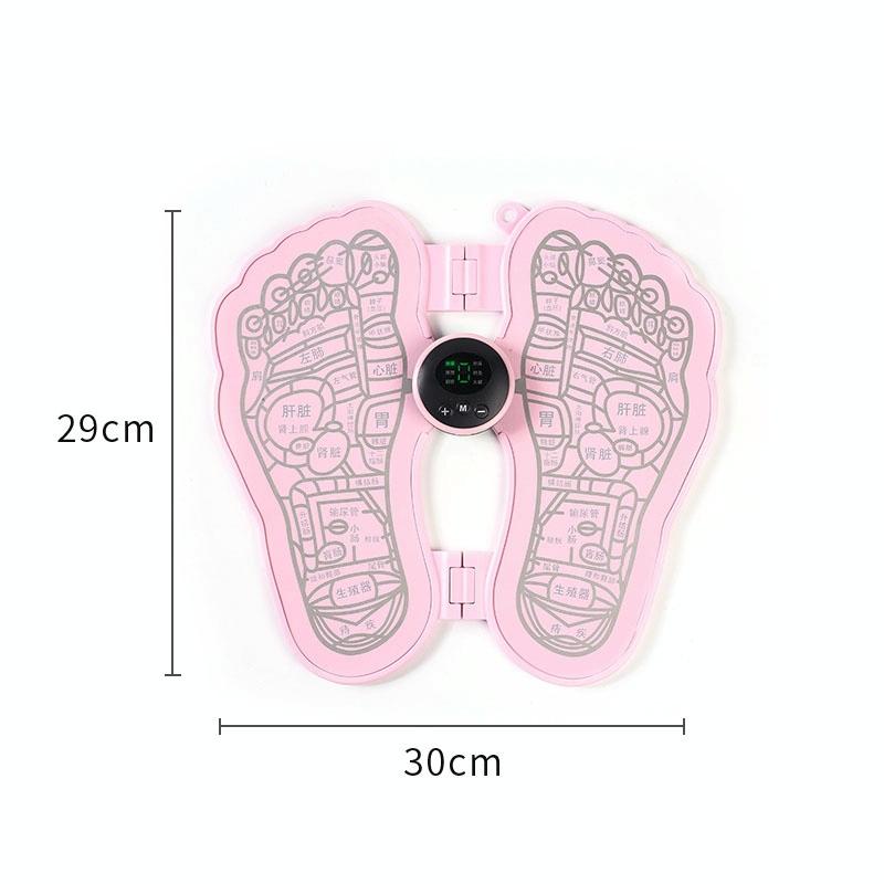 Portable Elderly Foot Massager Pink Rechargeable 3