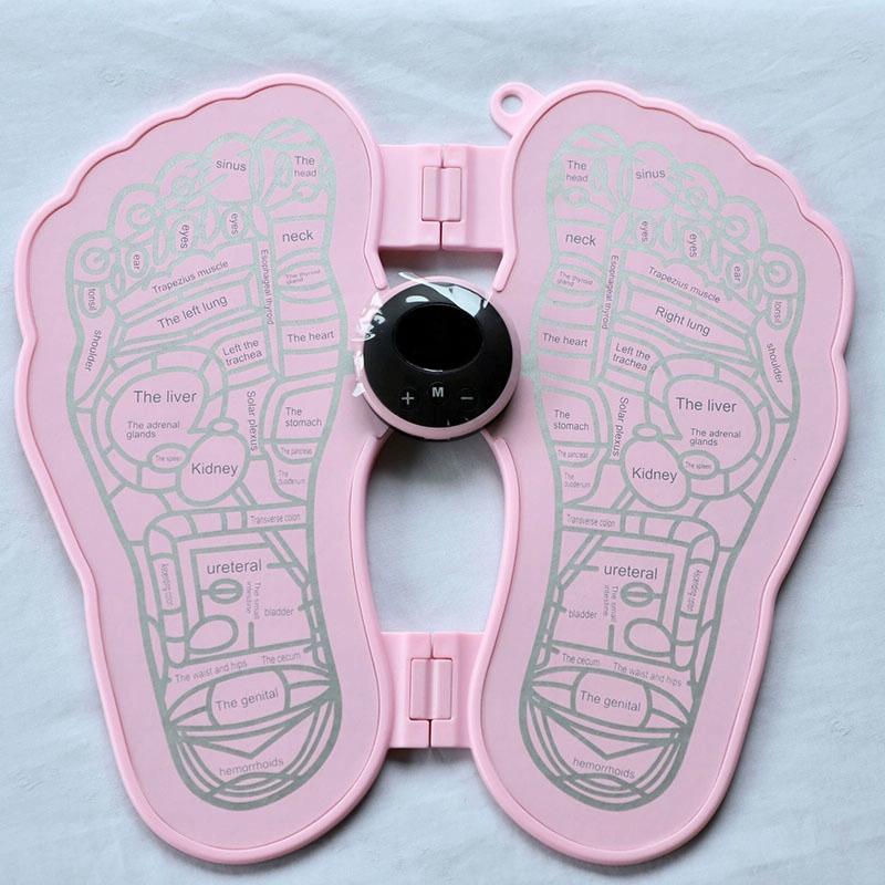 Portable Elderly Foot Massager Pink Rechargeable 4