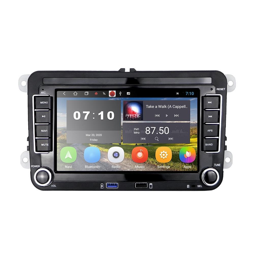 7 Inch Android Car Multimedia Player With Navigation Bluetooth Reversing Camera - 10.0 Os - 2 + 32G - Standard + 12Lights - Fits Volkswagen 3