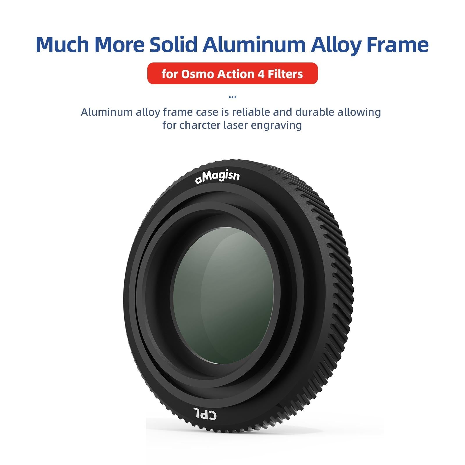 Waterproof Filter for Dji Action 4 Sports Camera - Cpl - Nd8+Nd16+Nd32+Nd64 10