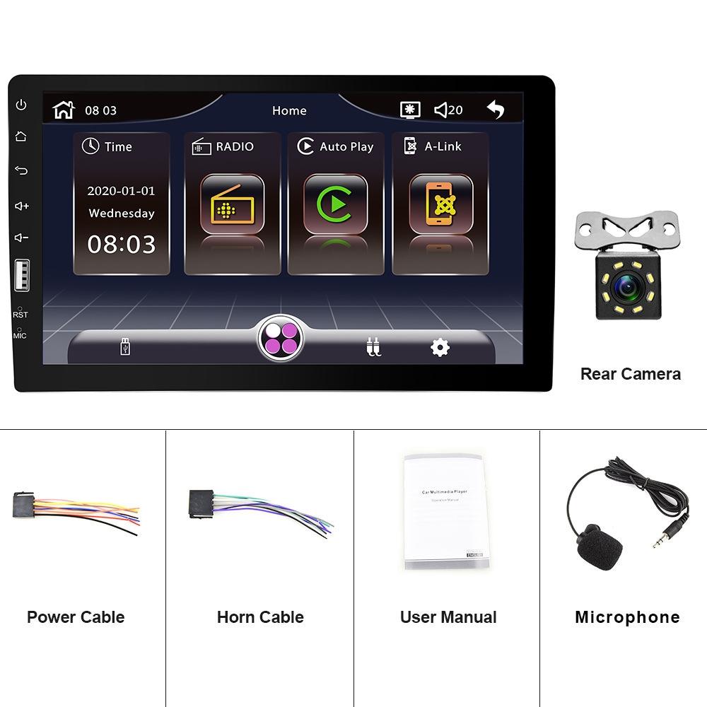 9 Inch Carplay Mp5 Player + 8 Light Camera - Standard Style 3