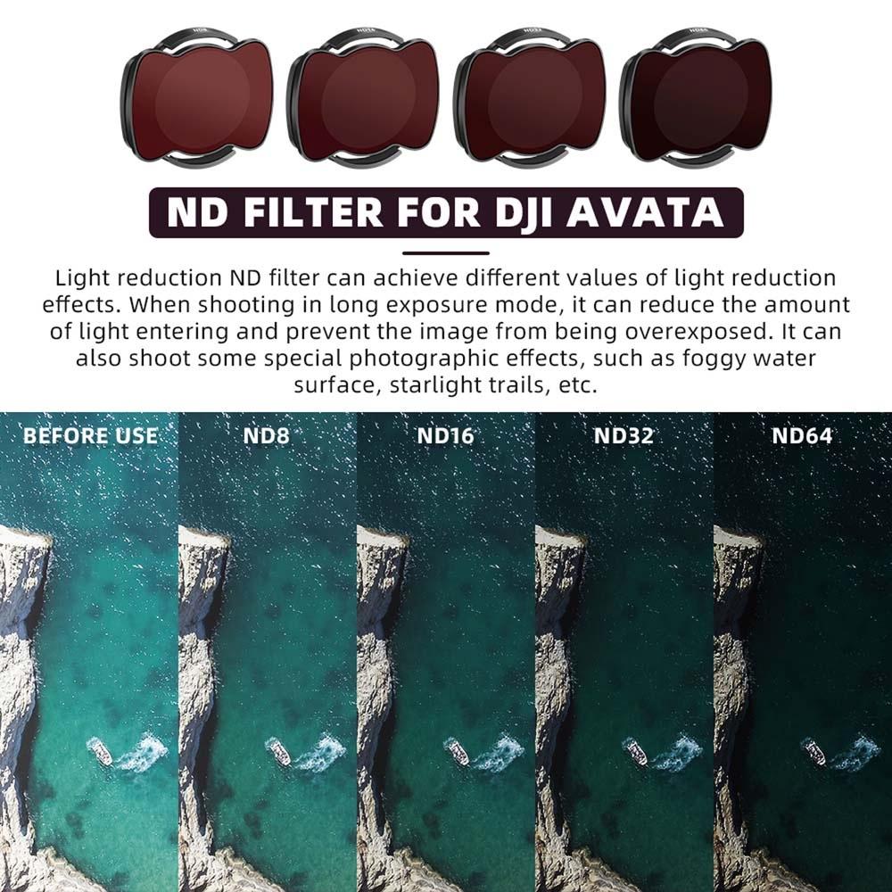 3-in-1 Magnetic Uv Cpl Filter for Dji Avata Drone - Nd8 8