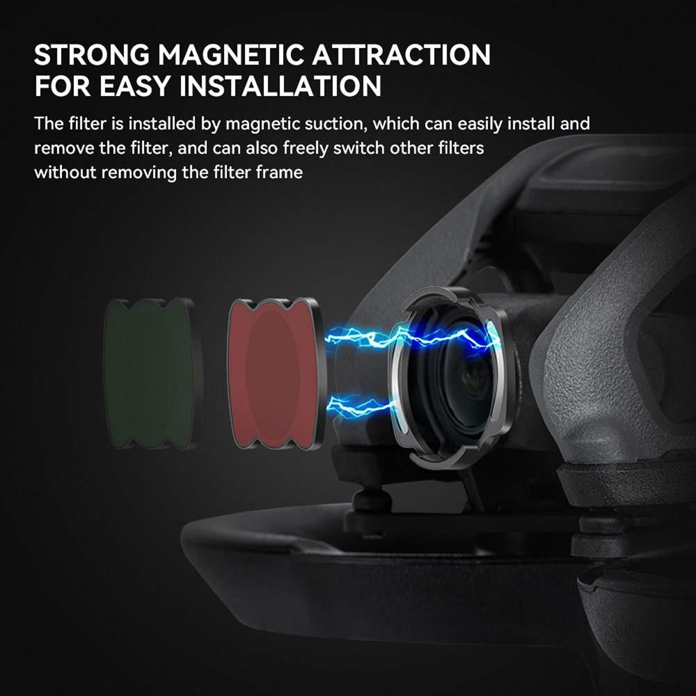 3-in-1 Magnetic Uv Cpl Filter for Dji Avata Drone - Nd8 9