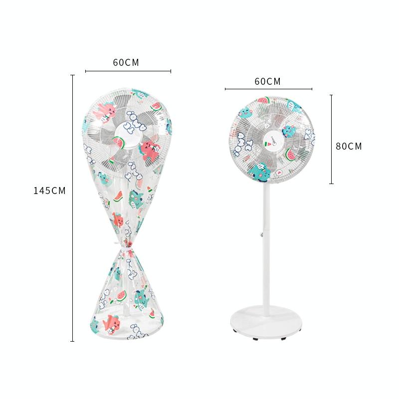 Waterproof Dustproof Fan Cover - Little Dinosaur Design 3