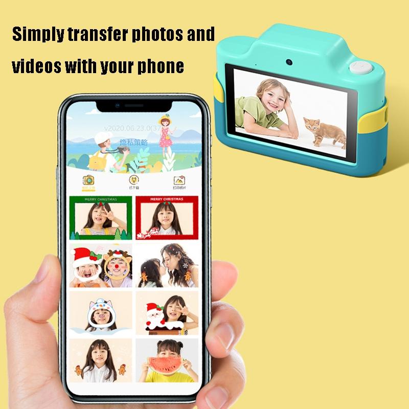 32gb Mini Children's Cartoon Camera Toy with Touch Screen and Dual-lens 6