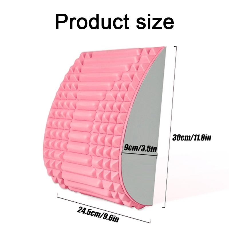 Blue Lumbar Massager For Spinal Stretching And Relaxation - Colour Matching Gray 5