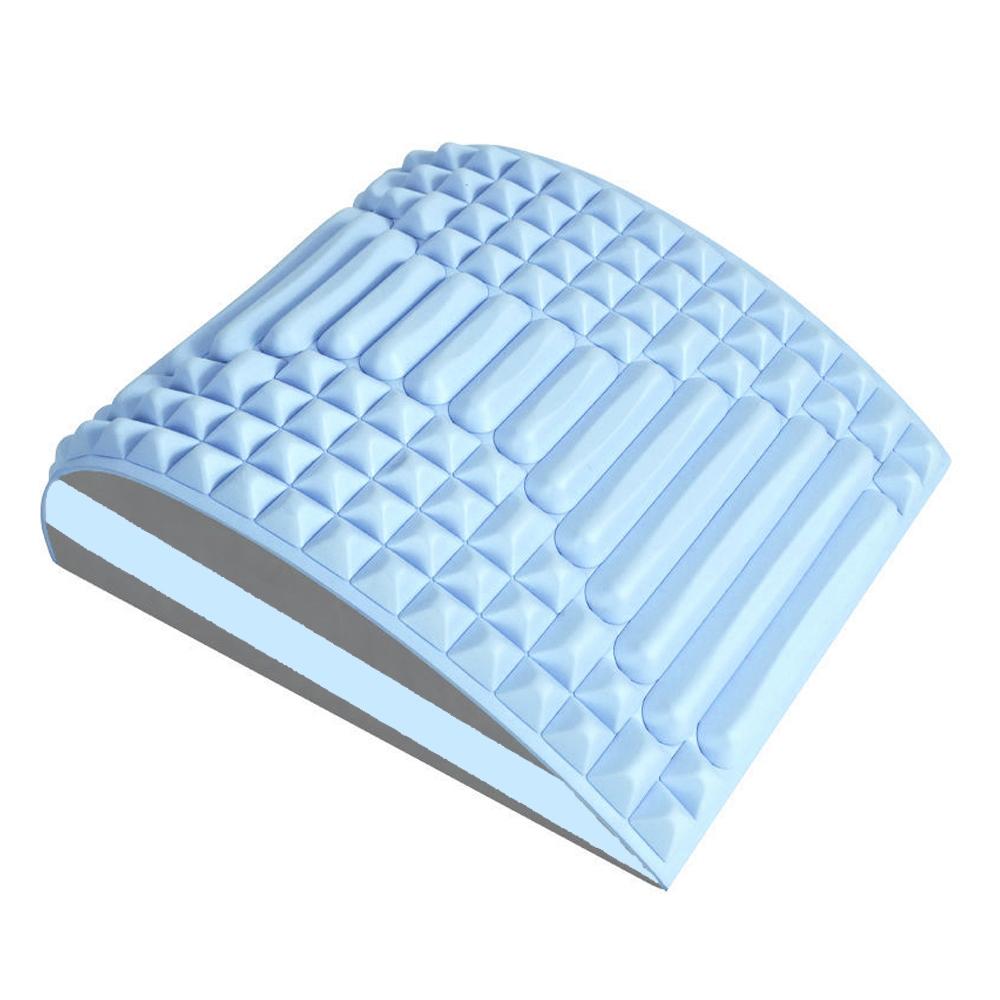 Blue Lumbar Massager For Spinal Stretching And Relaxation - Colour Matching Gray 13