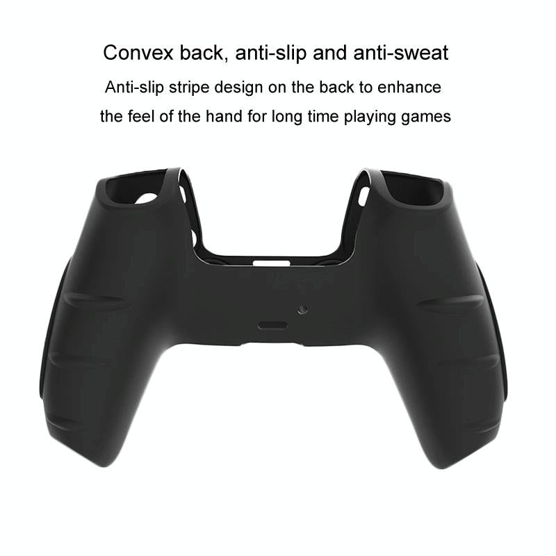 Black Silicone Protective Case for Ps5 Gamepad - Anti-skid Cover - Black 6