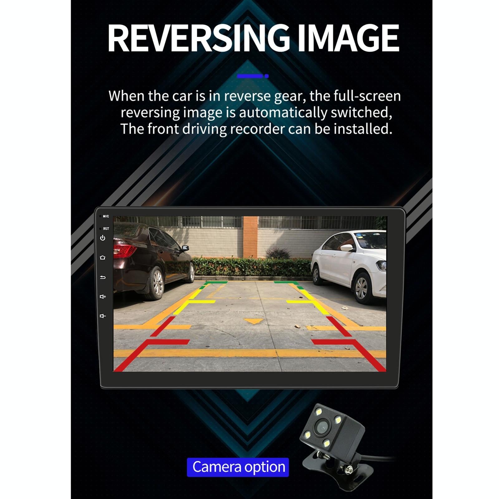 10.1 Inch Car Android Player Gps Navigation Bluetooth Touch Radio Mirror Link Fm Wifi Steering Wheel Control Standard Version + Carplay 7