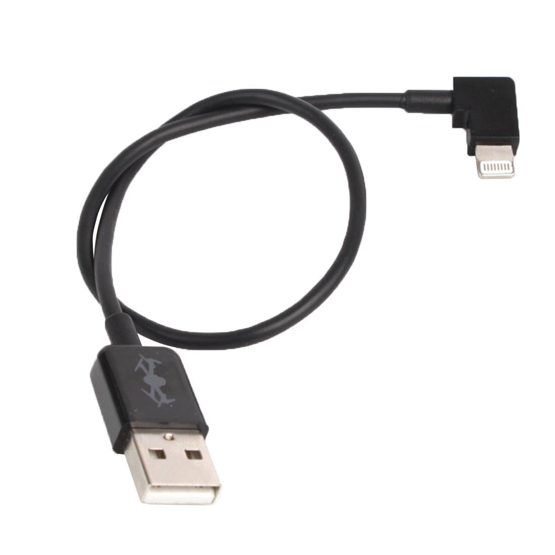 30cm Right Angle Data Connector Cable for Dji Spark Mavic Pro Phantom 3 and 4 Inspire 1 and 2