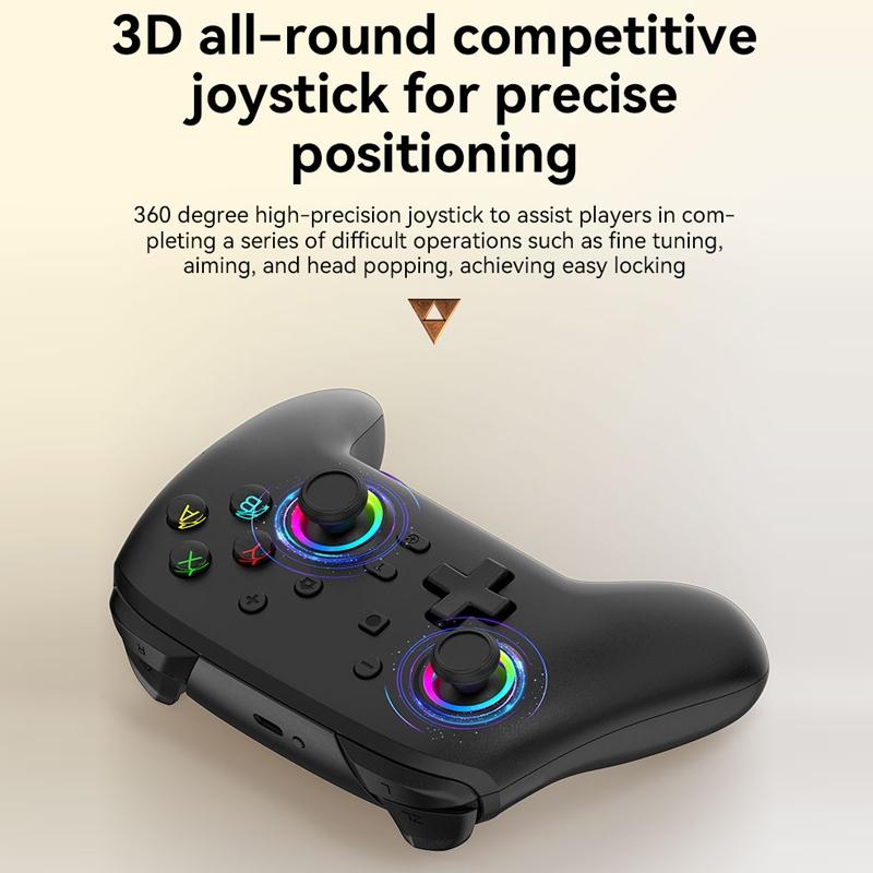 Wireless Gamepad for Nintendo Switch / Pro - Tooth Design - Tbd0603716903 Black 7