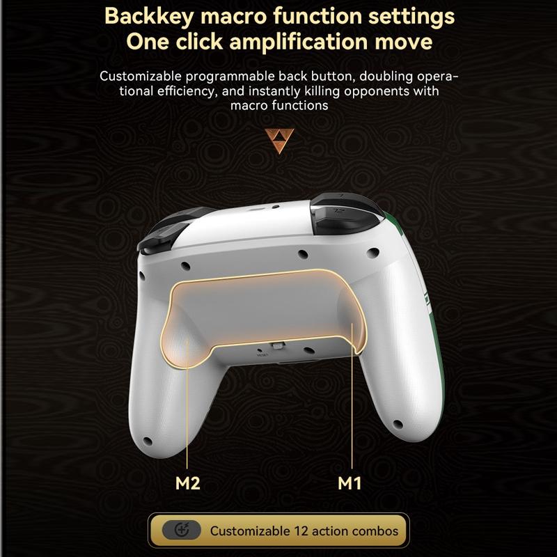 Wireless Gamepad for Nintendo Switch / Pro - Tooth Design - Tbd0603716903 Black 15
