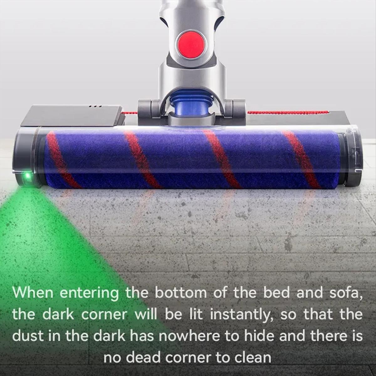 Green Light Floor Brush for Dyson V7-v11 Vacuums 5