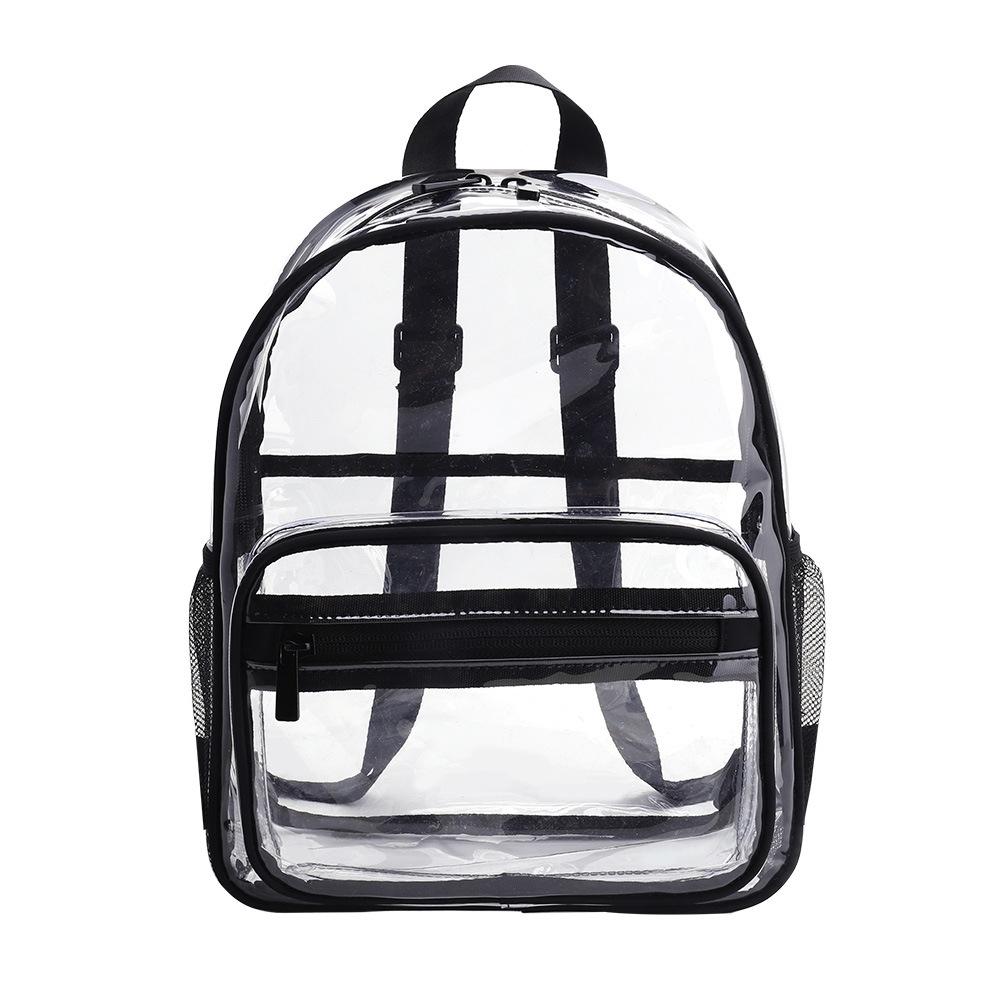 Waterproof Pvc Backpack for Students - Compact and Durable - Black 15