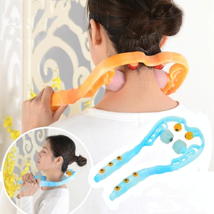 Multi-Function Cervical Massager Shoulder & Neck Roller Magnetic Therapy Blue 7