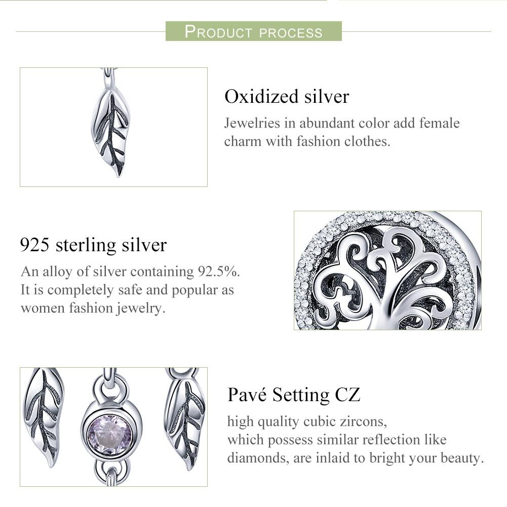 925 Sterling Silver Retro Hollow Dream Catcher Beaded Bracelet 5