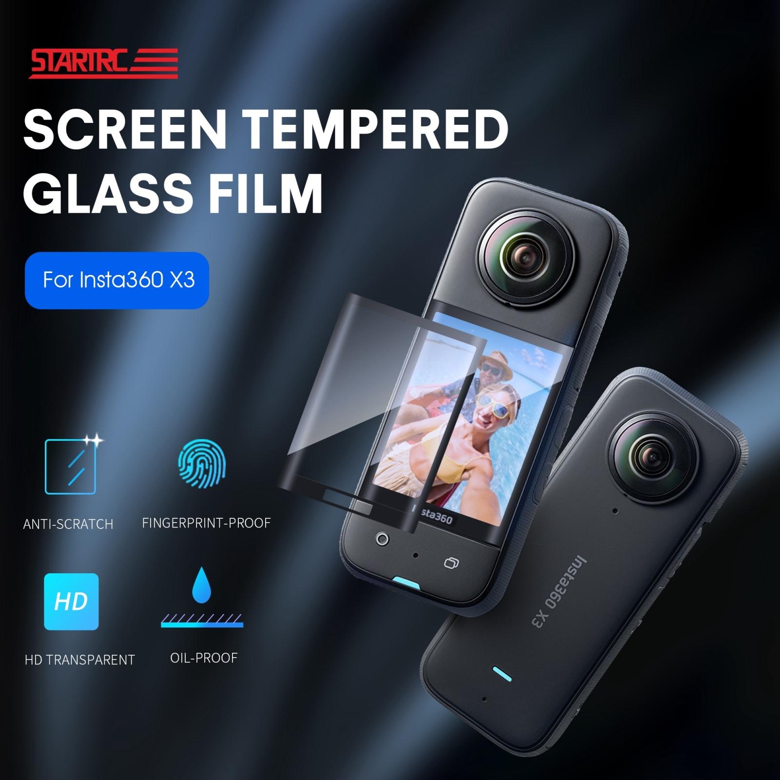 2-pack Soft Film for Insta360 X3 - Curved Hd Explosion-proof 4