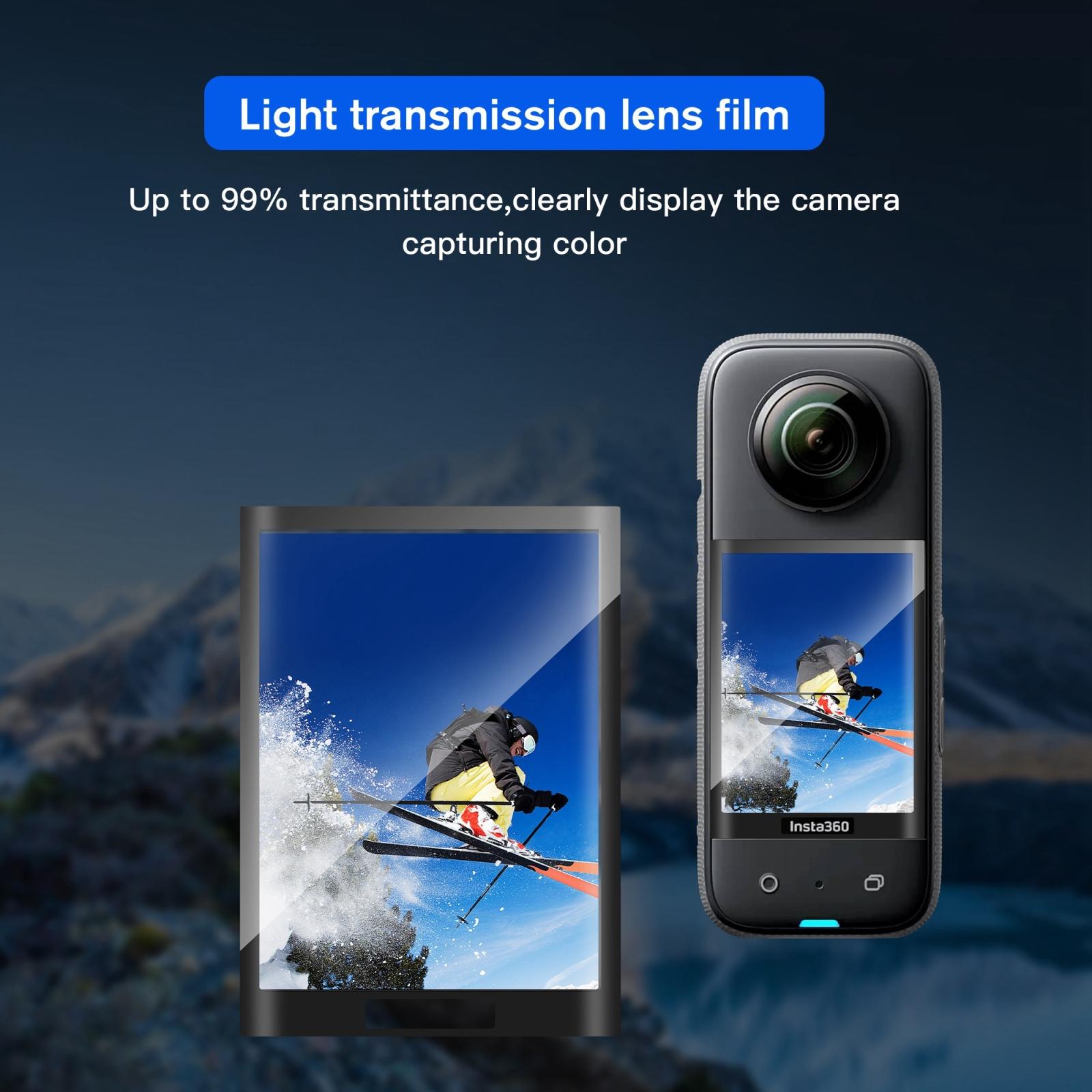 2-pack Soft Film for Insta360 X3 - Curved Hd Explosion-proof 5