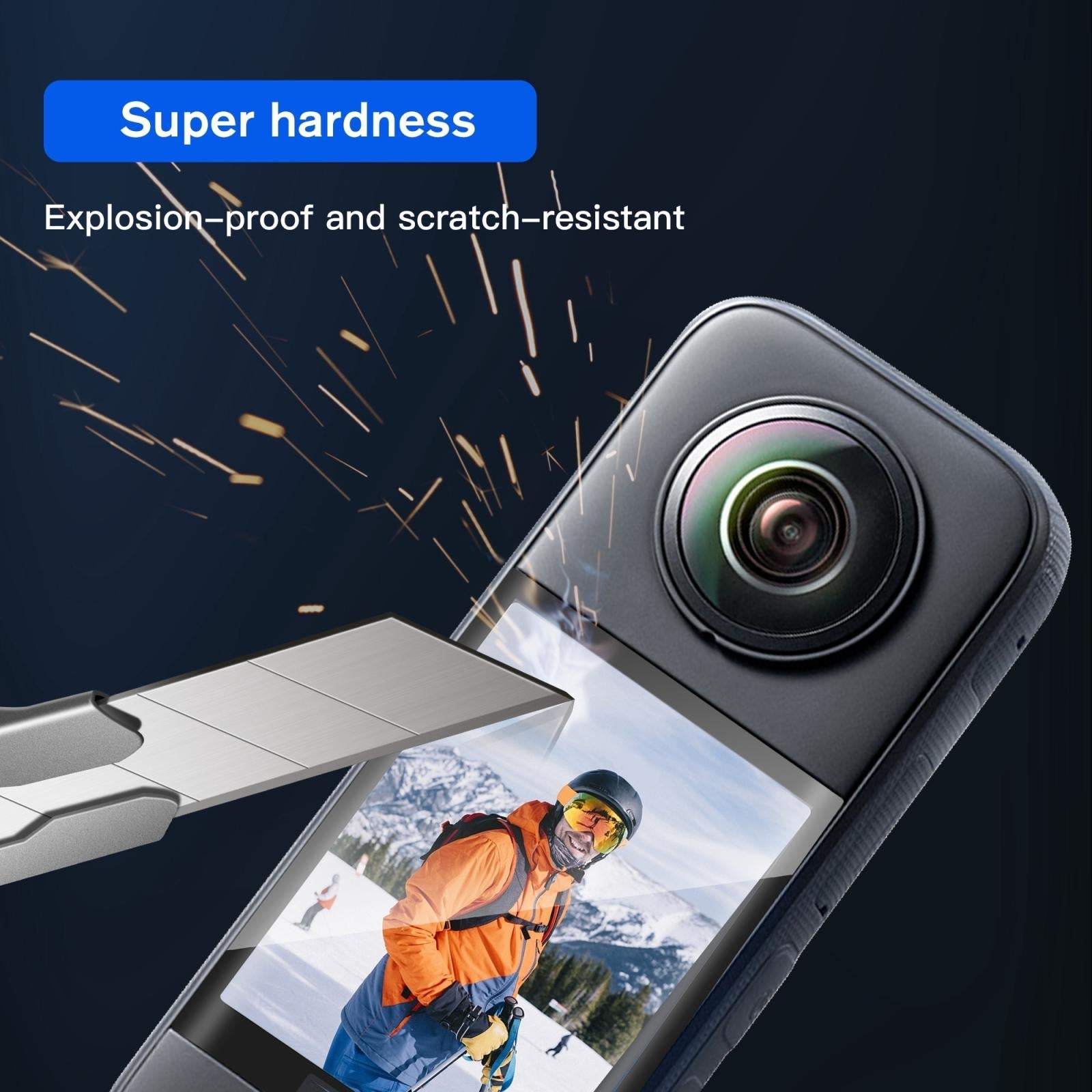 2-pack Soft Film for Insta360 X3 - Curved Hd Explosion-proof 6