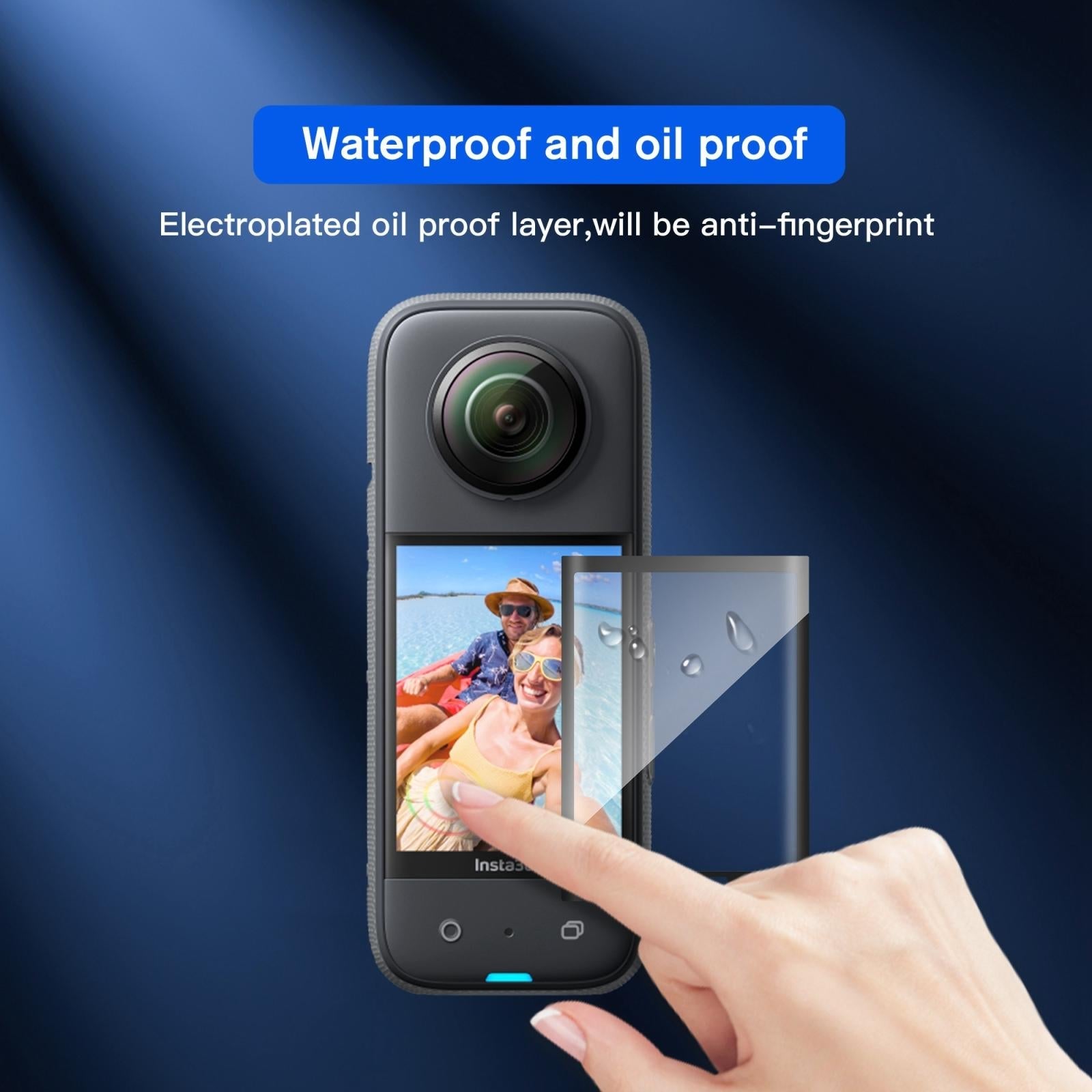2-pack Soft Film for Insta360 X3 - Curved Hd Explosion-proof 7