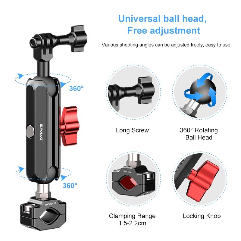Universal Cnc Rearview Magic Arm for Motorcycles 3