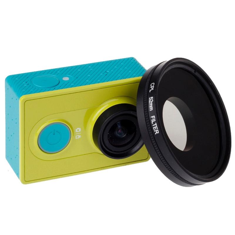 Xiaomi Xiaoyi 4k / 4k Lite / Sport Camera Circular Polarizer Filter + Cap 5
