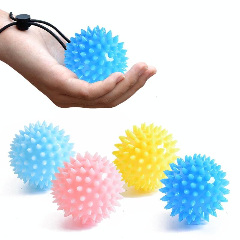 2-Pack Tpr Grip Ball For Stroke Rehab 6.5Cm 20Lbs Light Blue 3