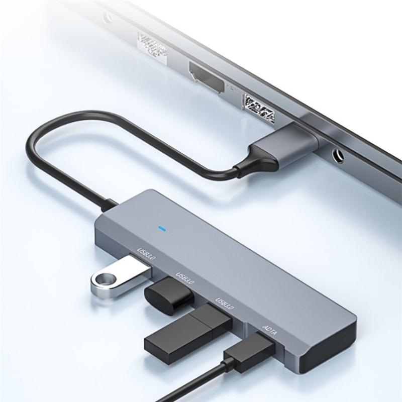 Aluminum Usb 3.0 + Type-C Hub Adapter 4