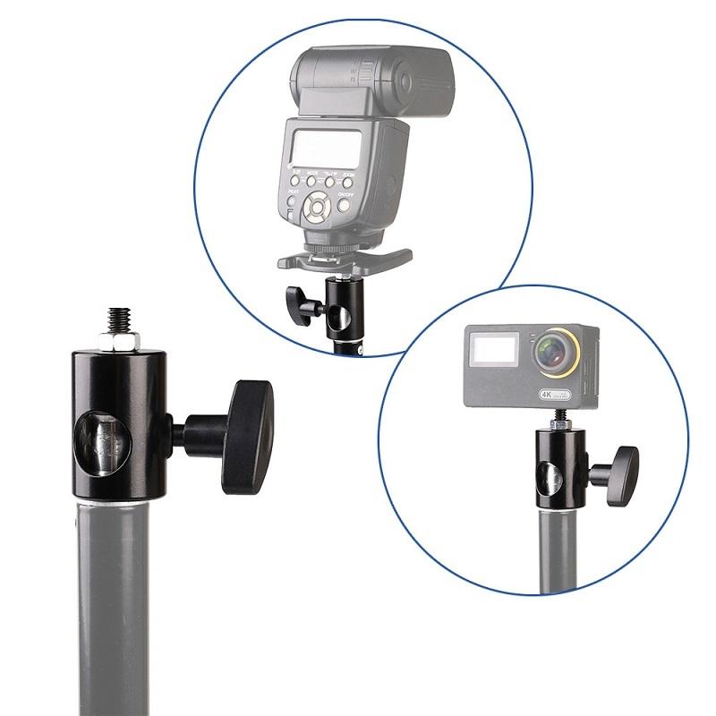 2-Pack Flash Light Stand Adapter For Photography Tripods 7
