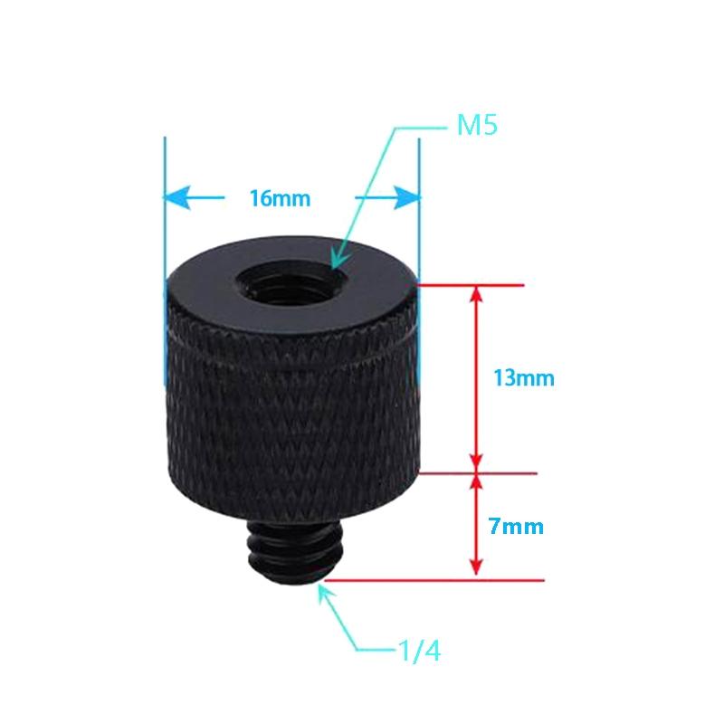 4-Piece A30 M5 To 1 / 4 Screw Adapter Set 3