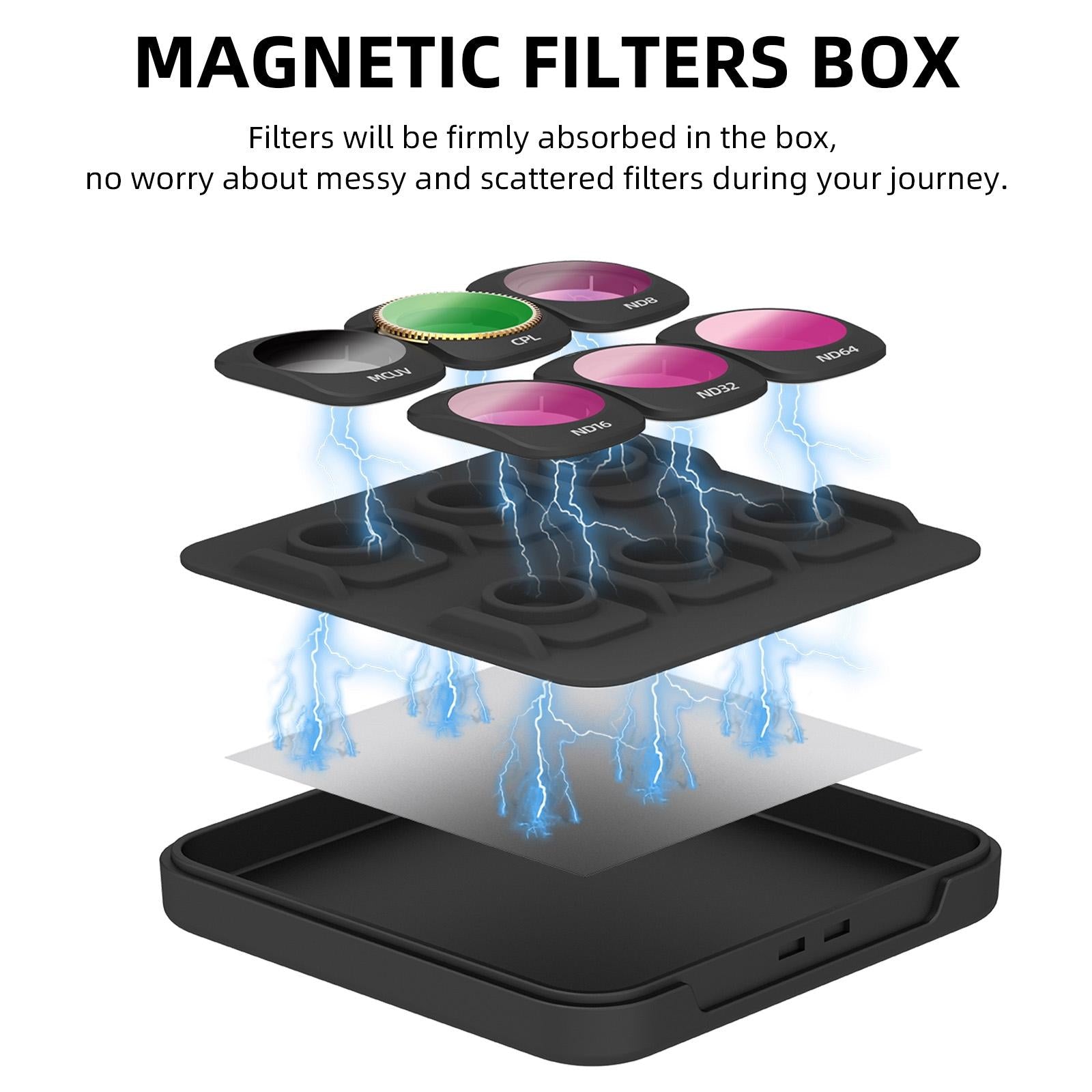 Dji Pocket 3 Camera Lens Filter - 3 In 1 Nd16/64/256 4