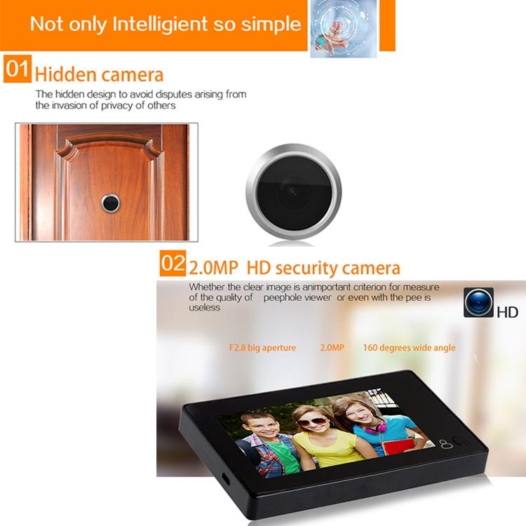 2.0Mp Smart Doorbell With 4.3 Tft Display Screen 6